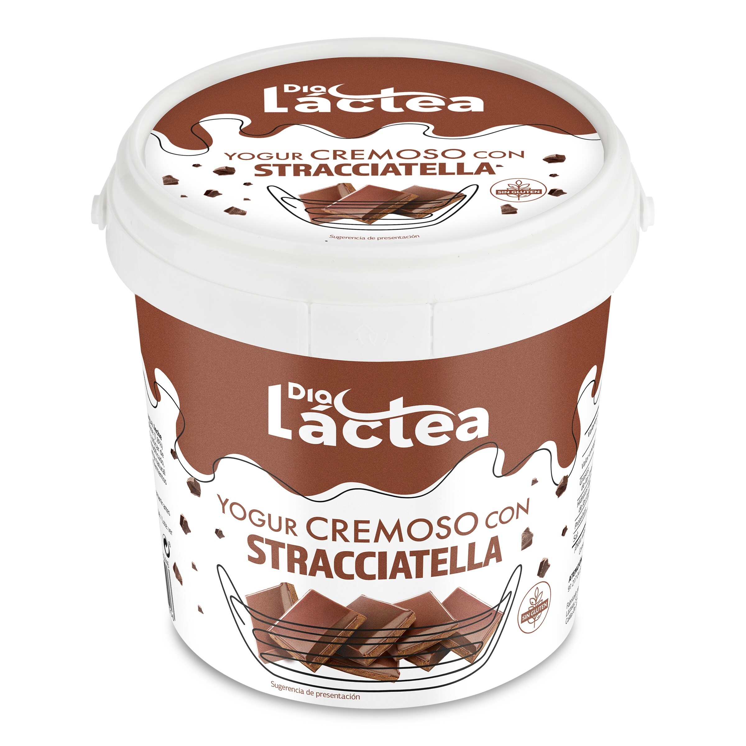 Yogur cremoso con stracciatella Dia Láctea tarrina 1 Kg