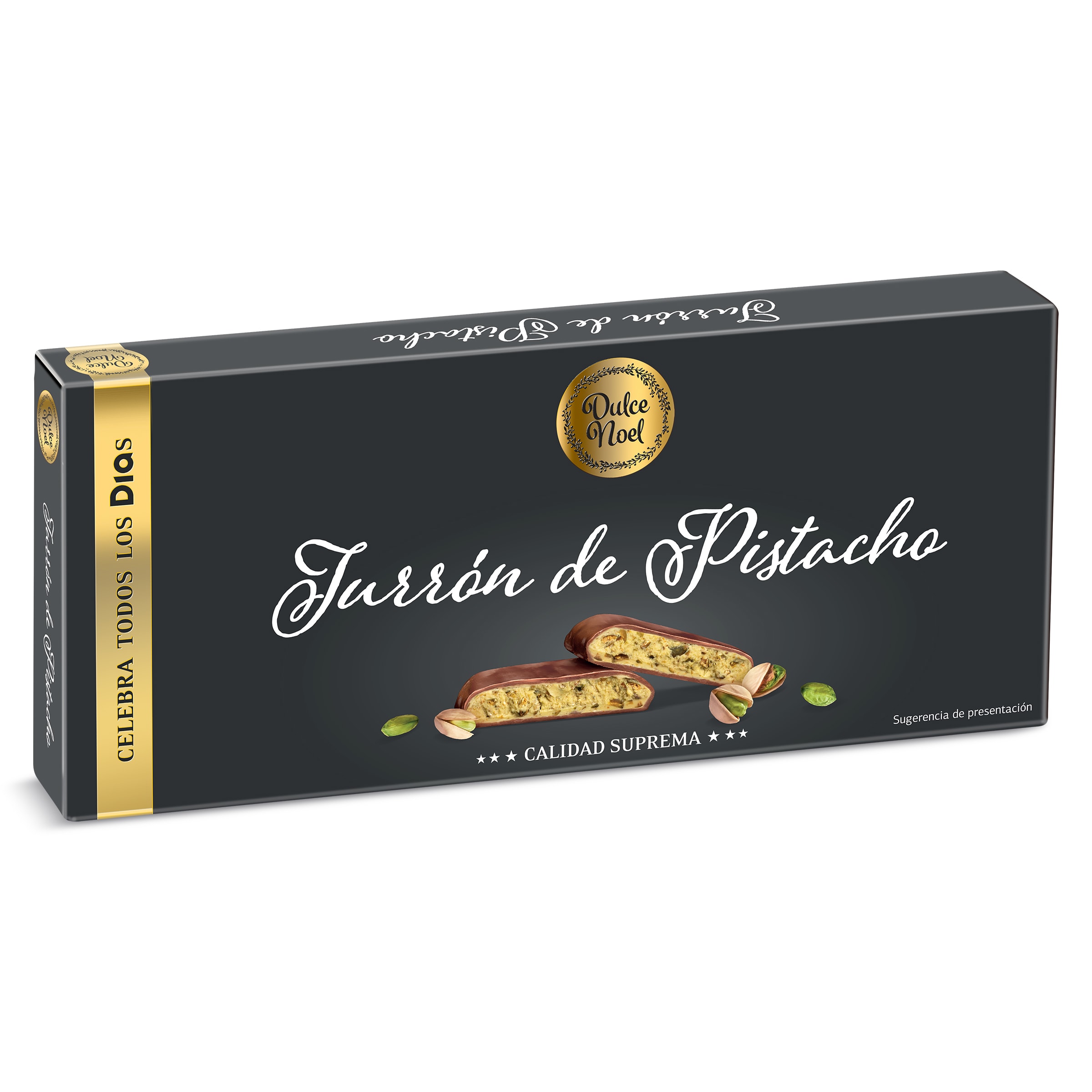 Turrón de pistacho Dulce Noel caja 150 g