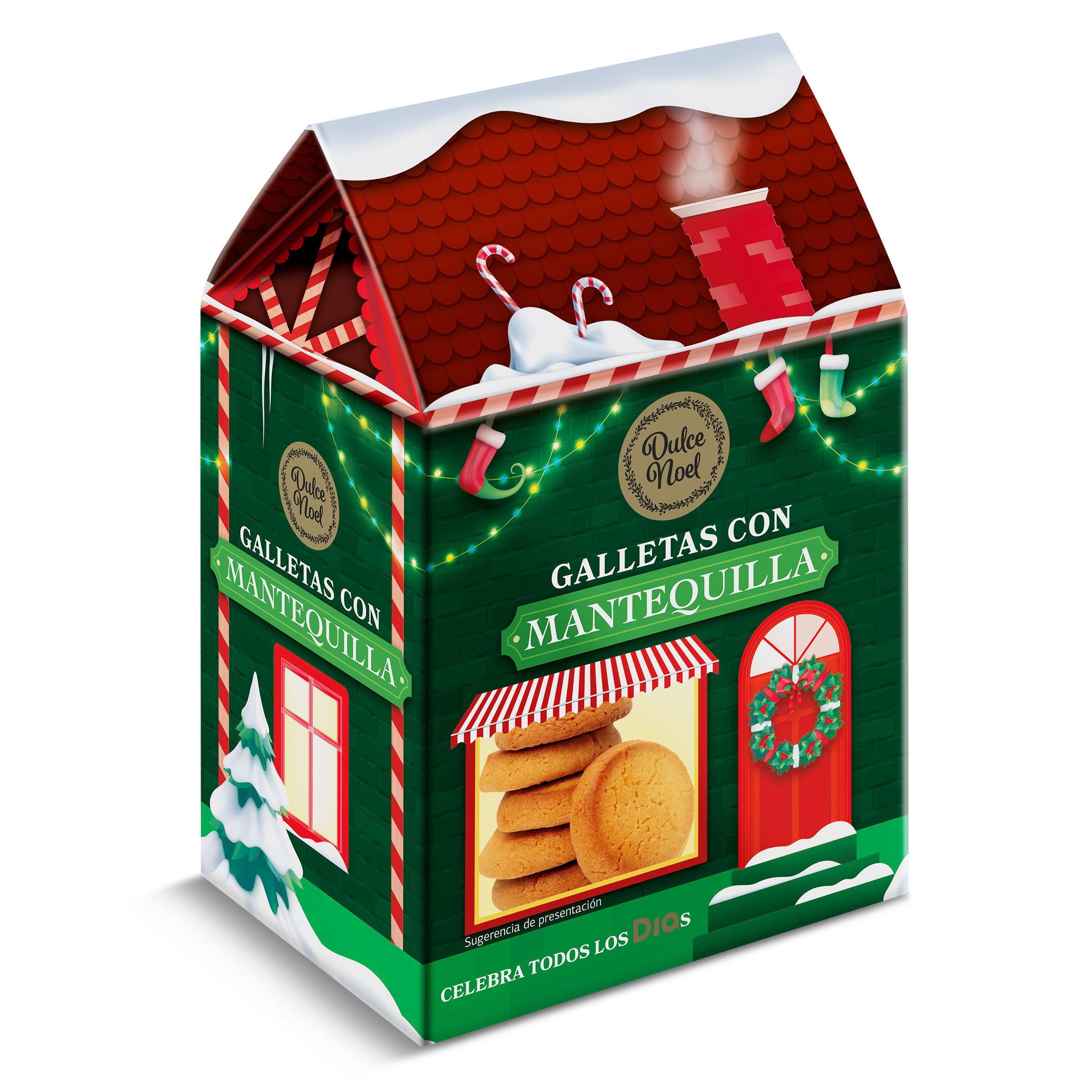 Galletas con mantequilla Dulce Noel caja 125 g - Supermercados DIA