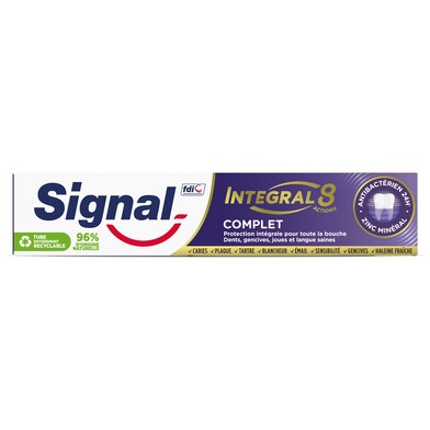 Pasta de dientes integral 8 complet Signal tubo 75 ml-0 Pasta de dientes integral 8 complet Signal tubo 75 ml-0