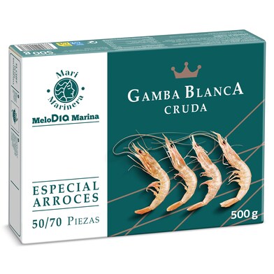 Gamba blanca cruda 50/70 piezas Mari Marinera de Dia caja 500 g-0 Gamba blanca cruda 50/70 piezas Mari Marinera de Dia caja 500 g-0