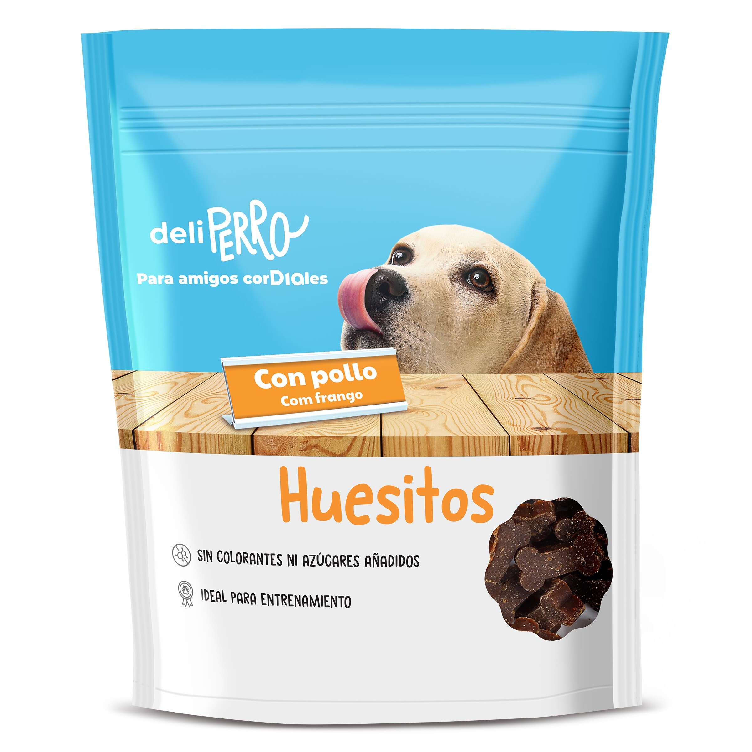 Snack para perros huesitos con pollo Deliperro bolsa 100 g