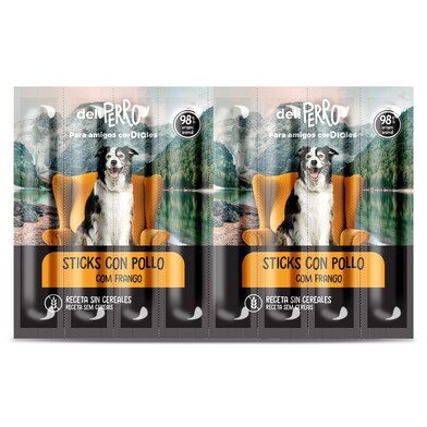 Snack para perros sticks con pollo Deliperro de Dia bolsa 88 g-0 Snack para perros sticks con pollo Deliperro de Dia bolsa 88 g-0