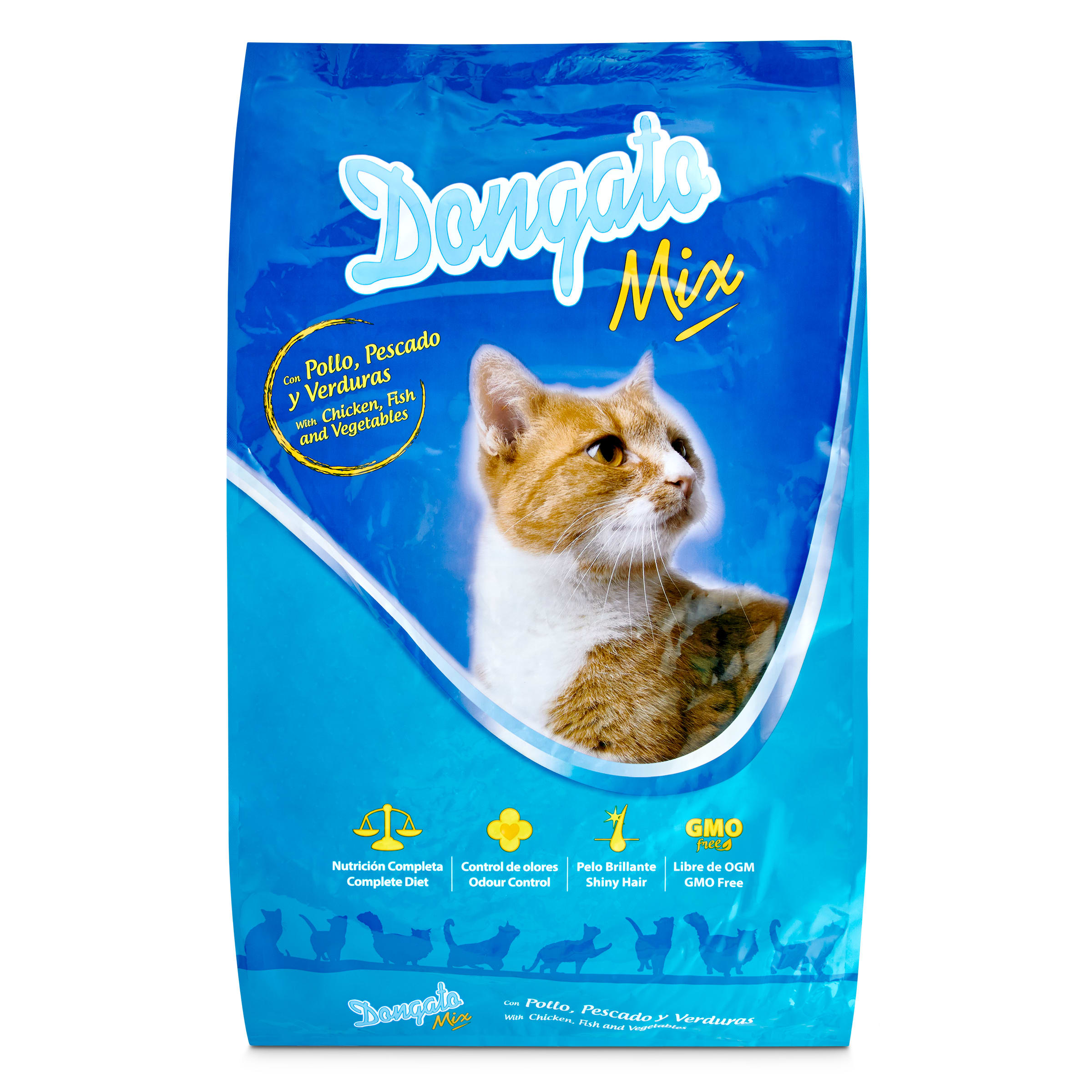 Alimento para gatos mix Dongato bolsa 7.5 Kg