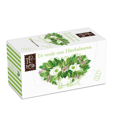 Té verde con hierbabuena Tetería de Dia caja 25 unidades-0 Té verde con hierbabuena Tetería de Dia caja 25 unidades-0