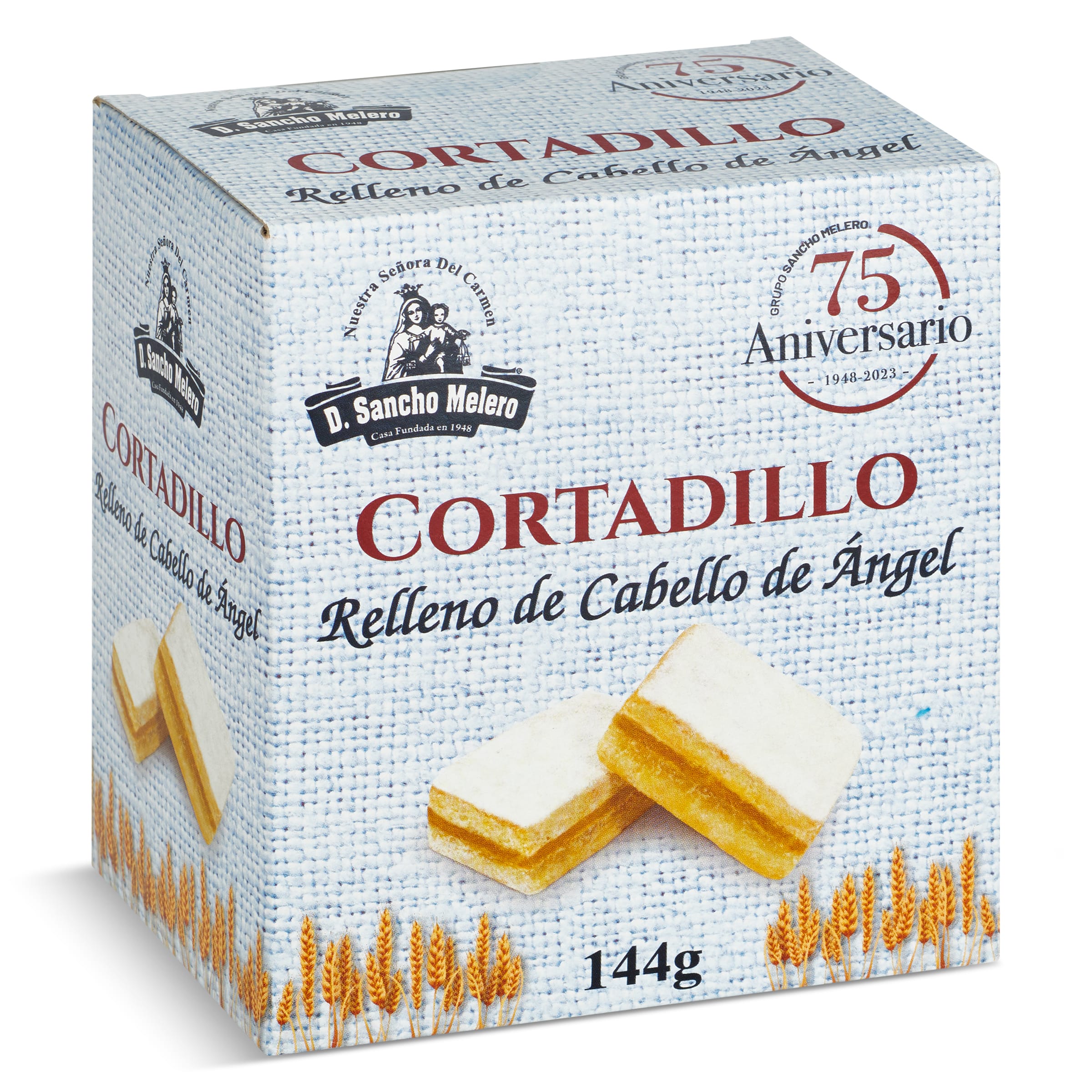 Cortadillo relleno de cabello de Ángel La flor de Antequera caja 144 g
