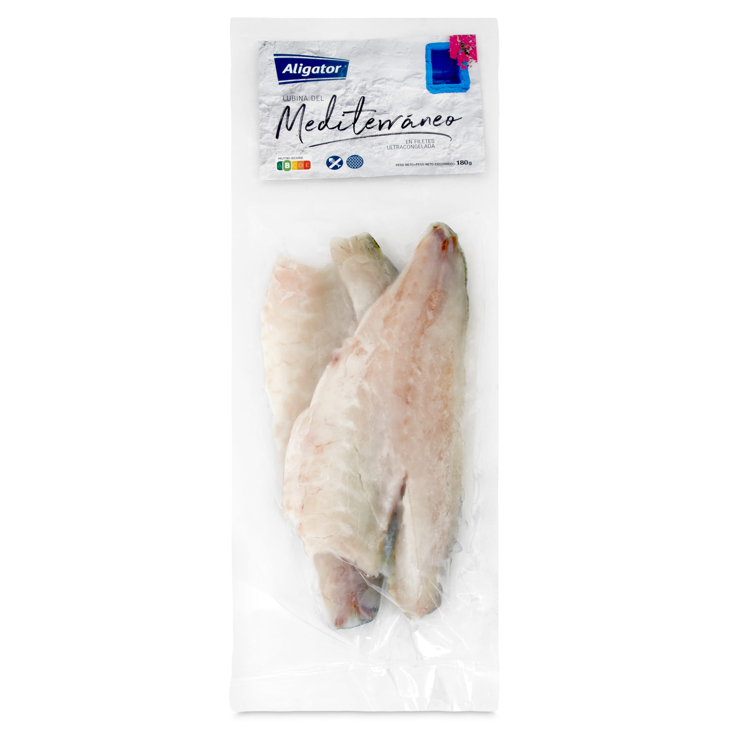 Filete de lubina con piel  ALIGATOR   BOLSA 180 GR