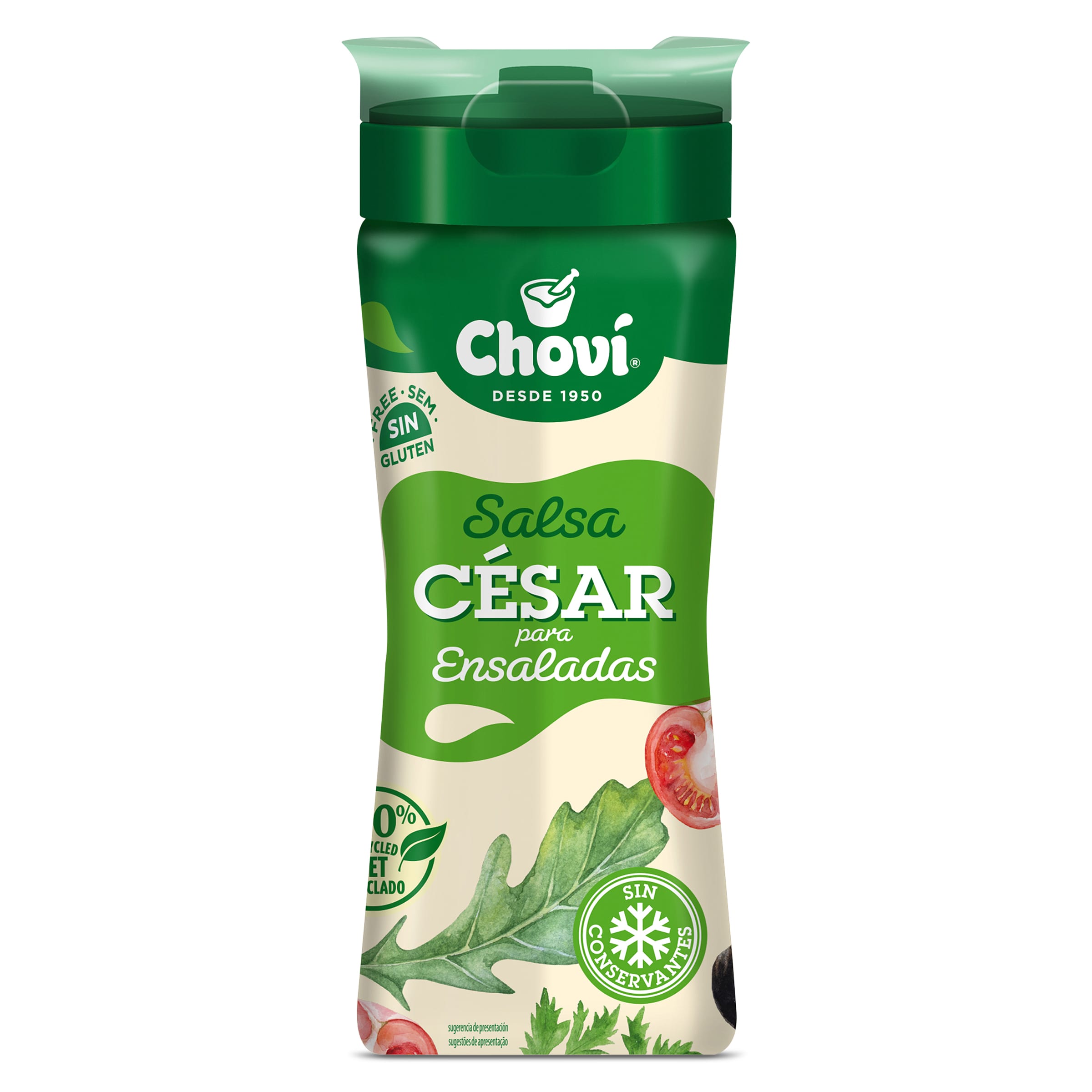 Salsa césar para ensaladas CHOVI   BOTE 250 ML