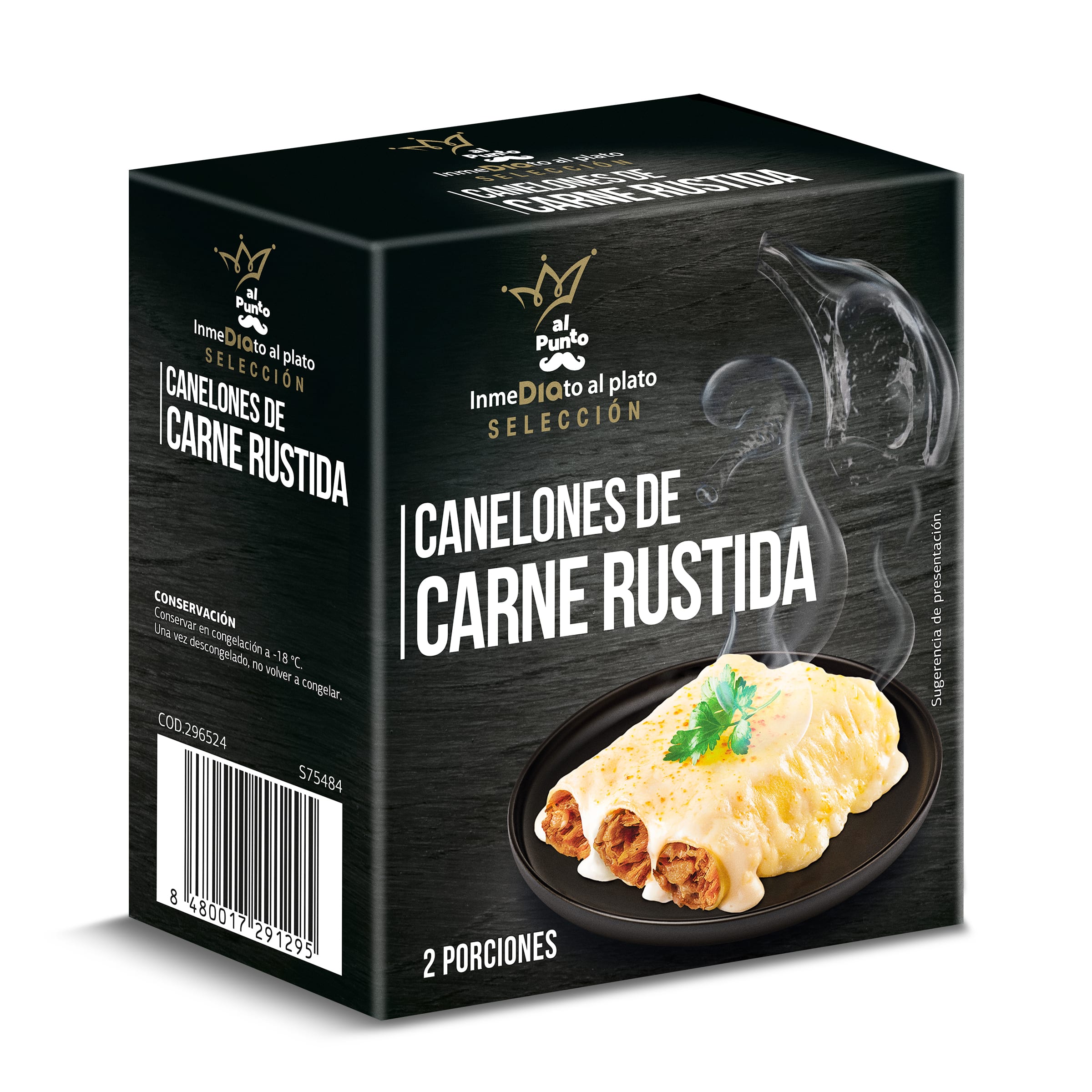 Canelones de carne rustida Al Punto caja 560 g