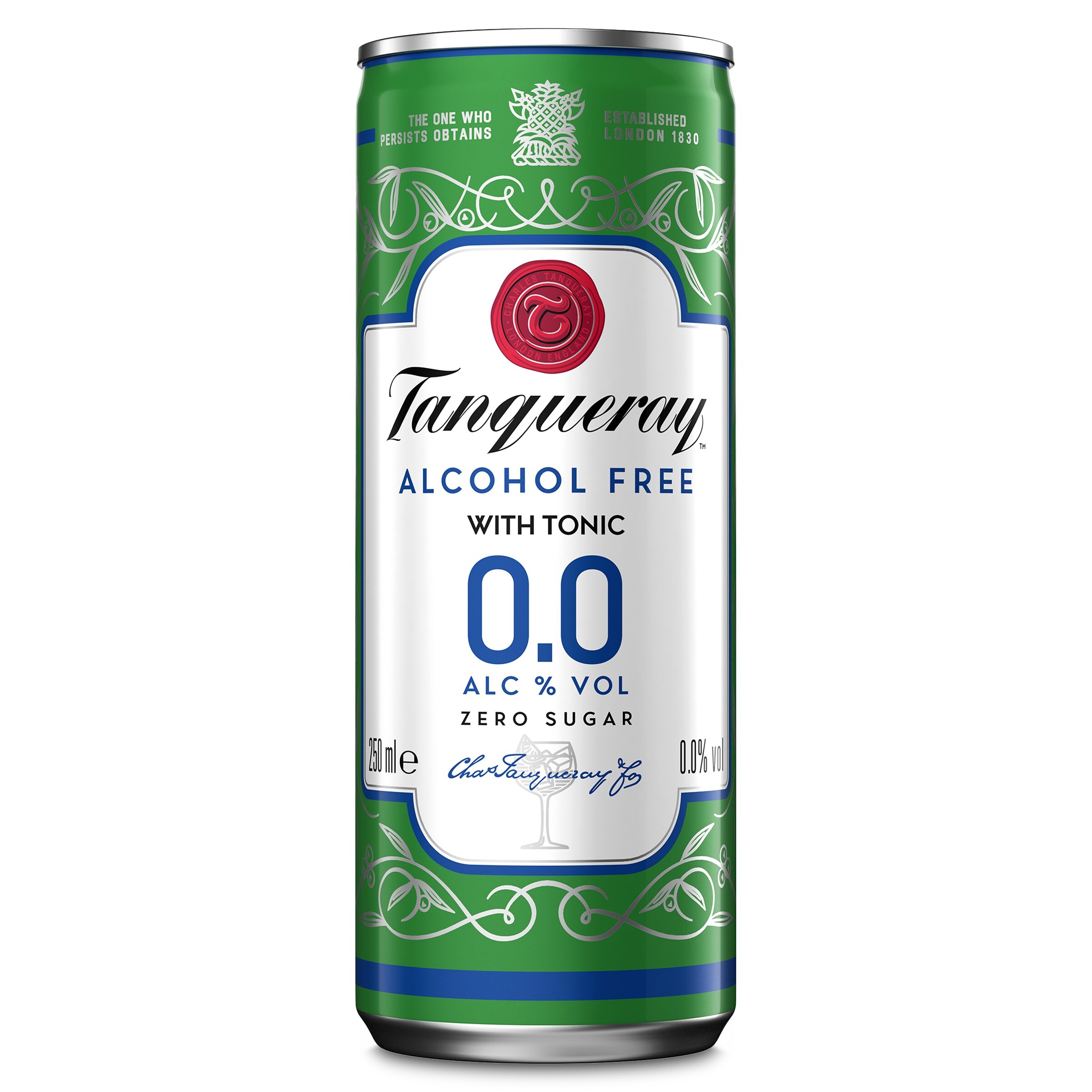 Gin & tonic 0,0 sin alcohol Tanqueray lata 250 ml