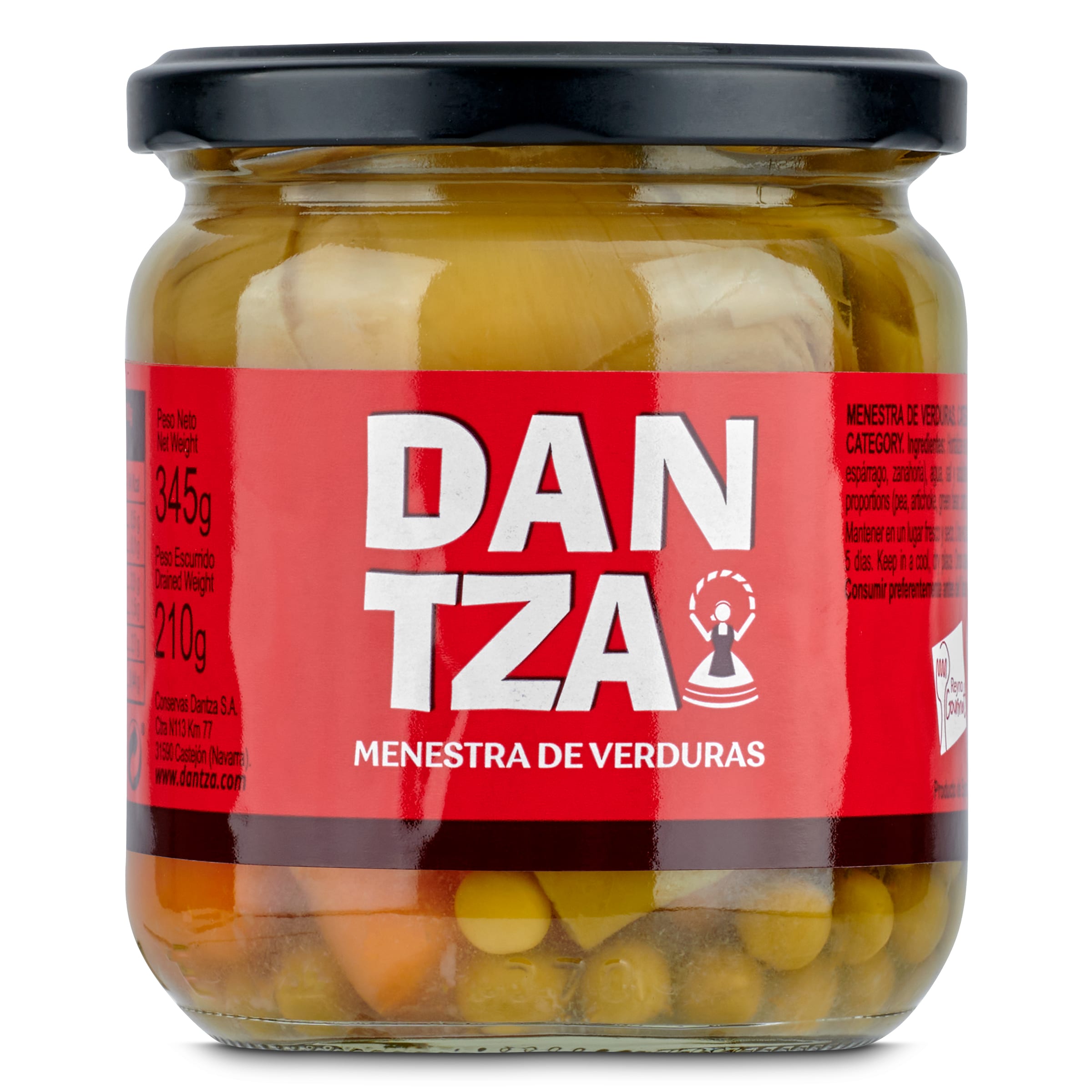 Menestra de verduras Dantza frasco 210 g