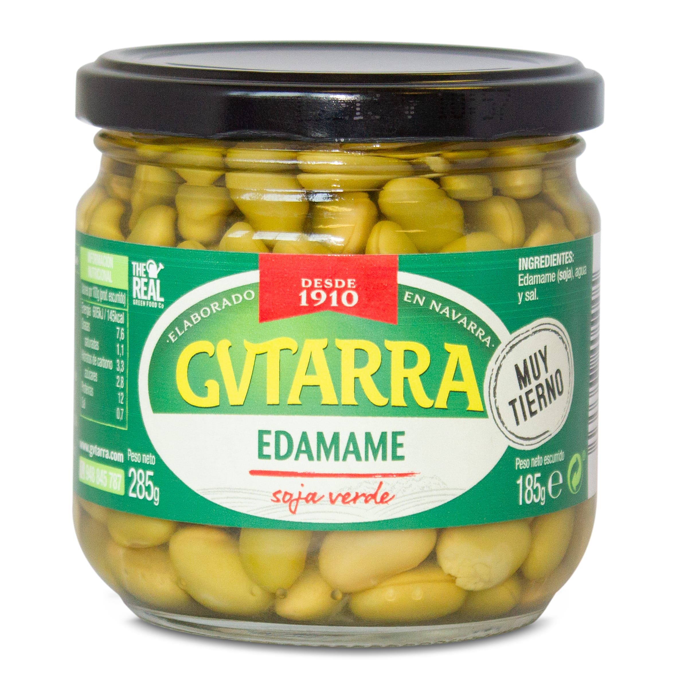 Edamame Gvtarra frasco 185 g