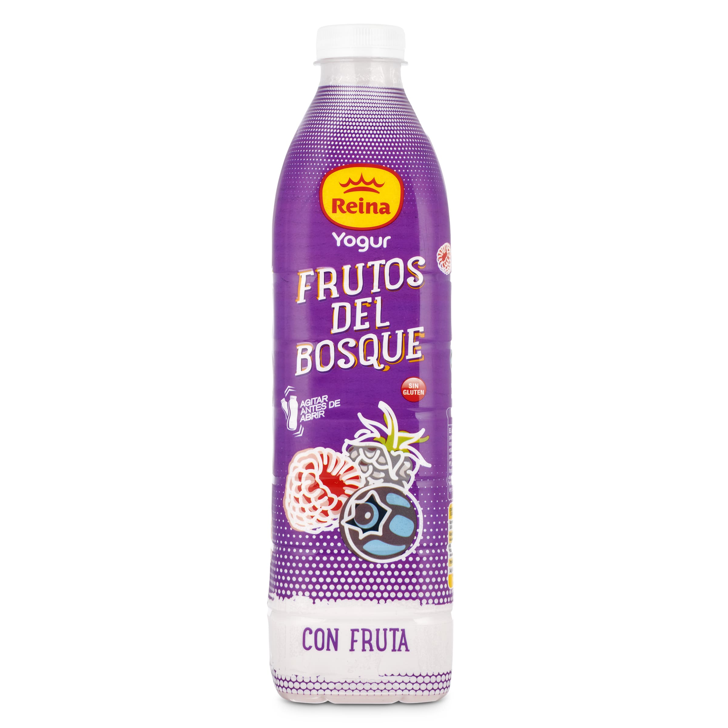 Yogur líquido con frutos del bosque Reina botella 1.4 l