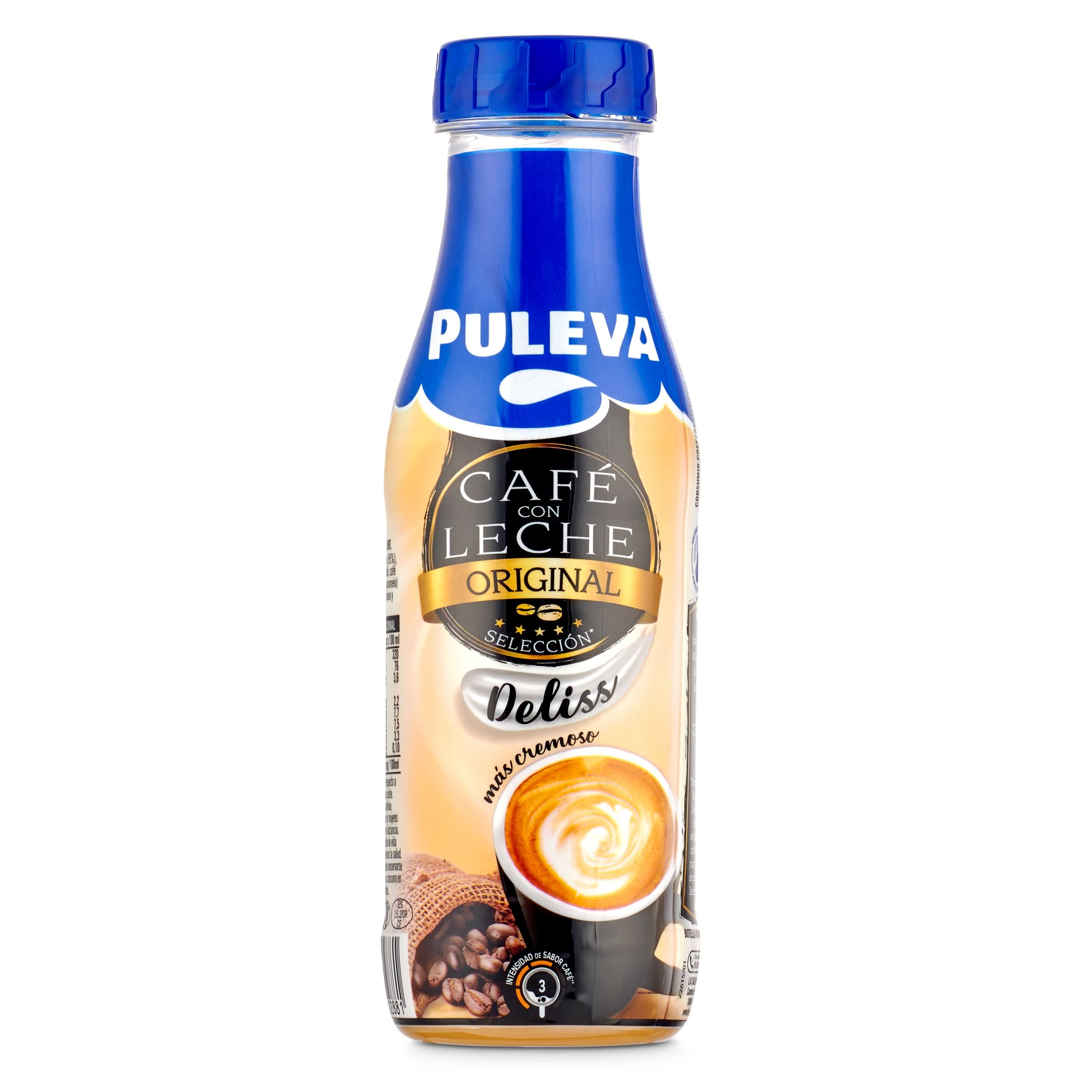 Bebida láctea de café con leche Puleva botella 220 ml