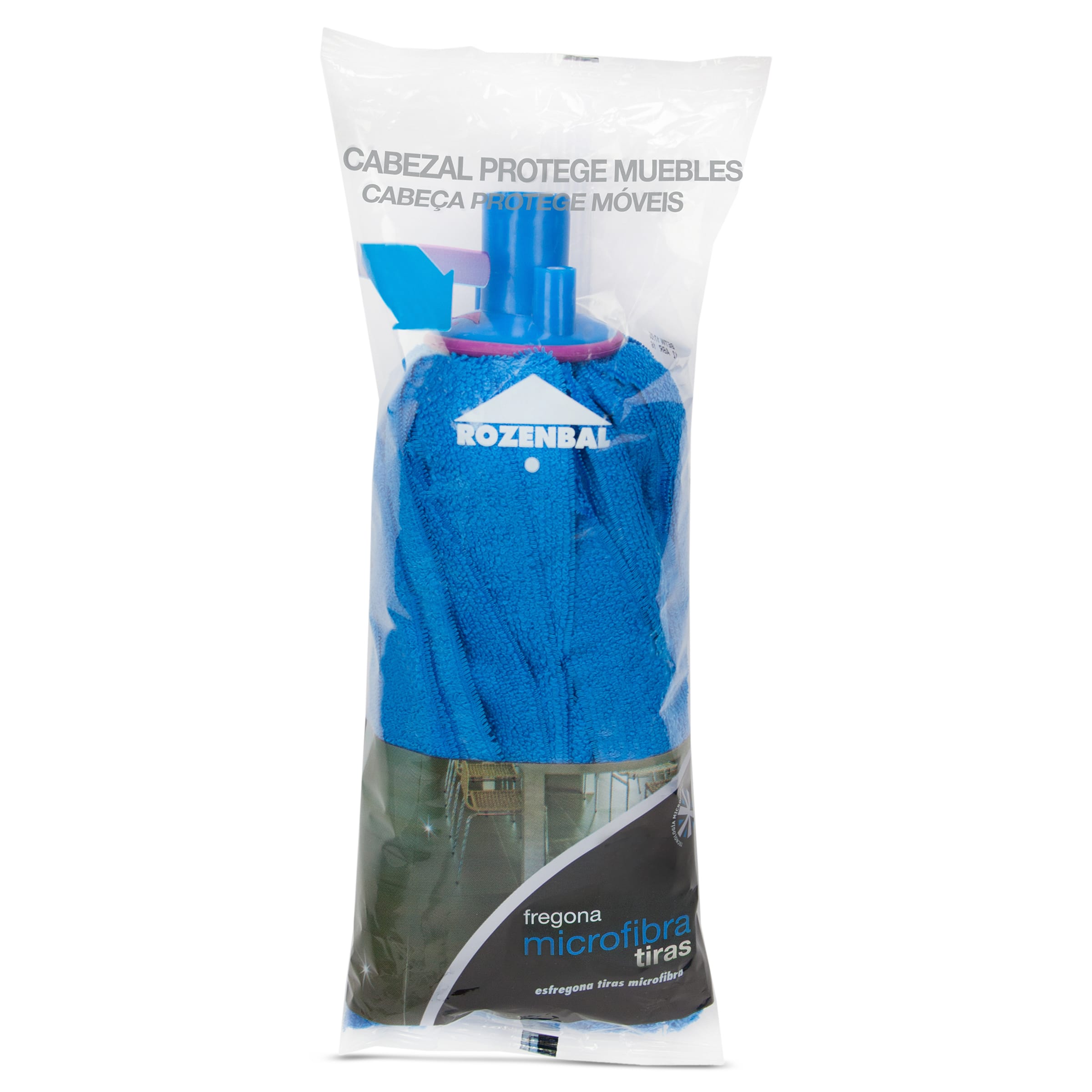 Fregona de microfibra Rozenbal bolsa 1 unidad