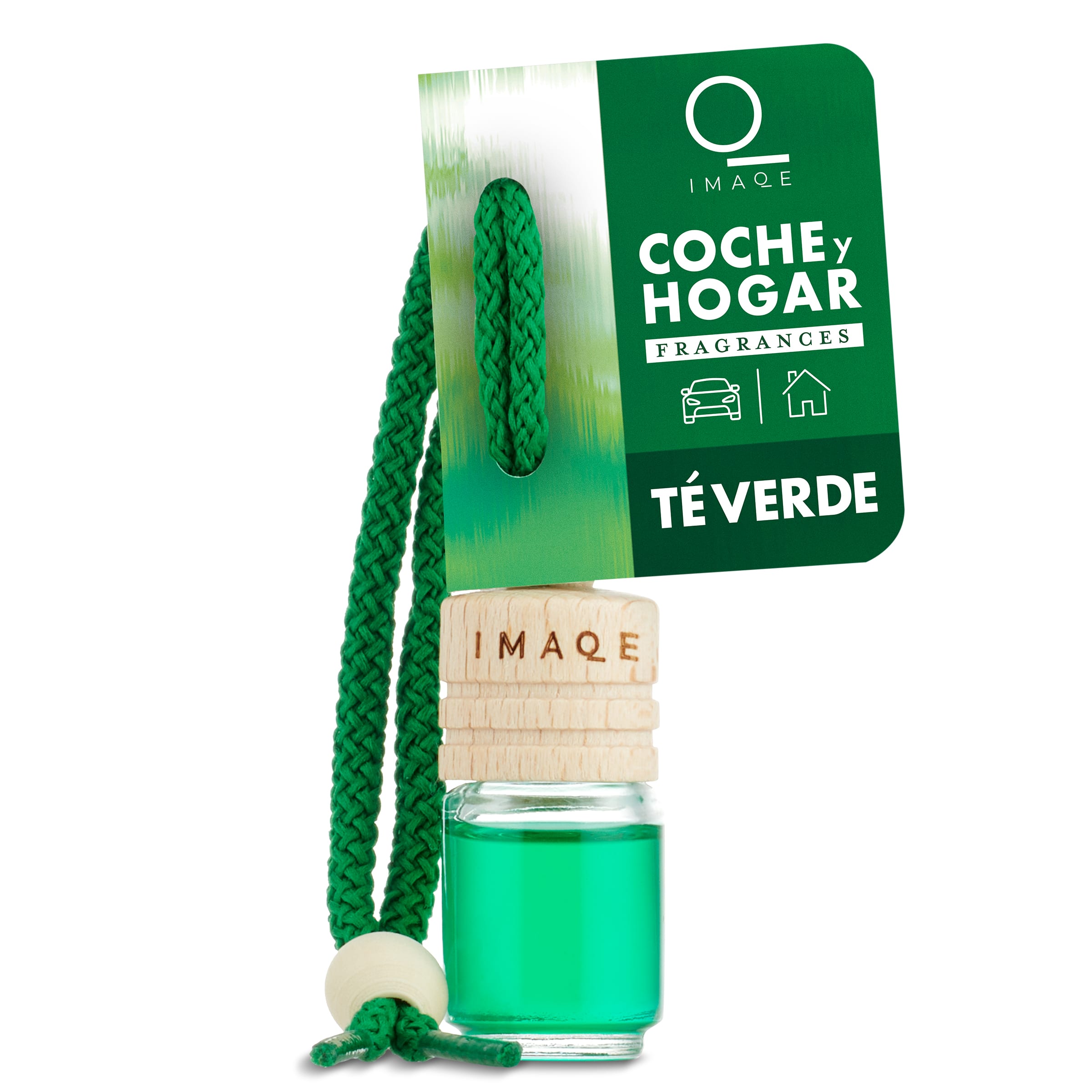 Ambientador para coche y hogar té verde Imaqe de Dia 4 ml