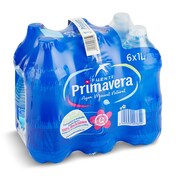 Agua mineral natural Fuente primavera pack 6 x 1 l