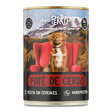 Alimento para perros paté de cerdo Deliperro de Dia lata 400 g-0 Alimento para perros paté de cerdo Deliperro de Dia lata 400 g-0