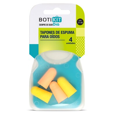 Tapones para oídos Botikit de Dia caja 4 unidades-0 Tapones para oídos Botikit de Dia caja 4 unidades-0
