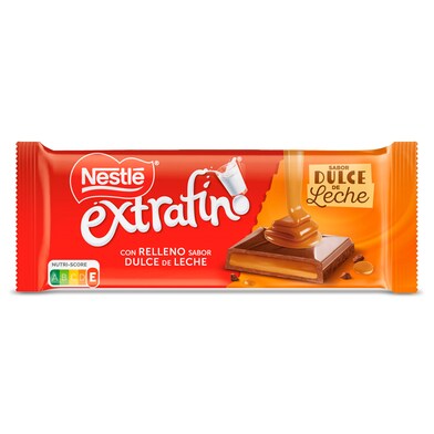 Chocolate con leche con relleno sabor dulce de leche Nestlé Extrafino 83 g-0 Chocolate con leche con relleno sabor dulce de leche Nestlé Extrafino 83 g-0