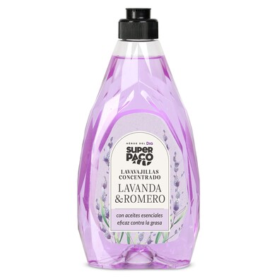 Lavavajillas a mano concentrado lavanda y romero Dia Super Paco 500 ml-0 Lavavajillas a mano concentrado lavanda y romero Dia Super Paco 500 ml-0