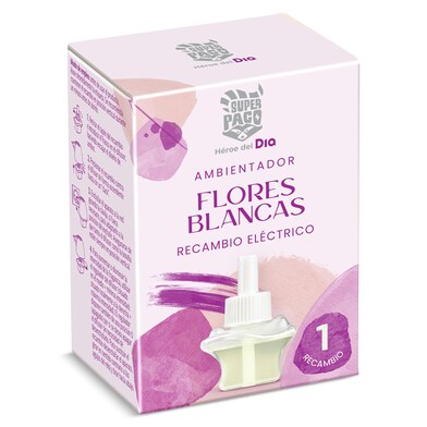Recambio ambientador eléctrico flores blancas Dia Super Paco 1 unidad-0 Recambio ambientador eléctrico flores blancas Dia Super Paco 1 unidad-0