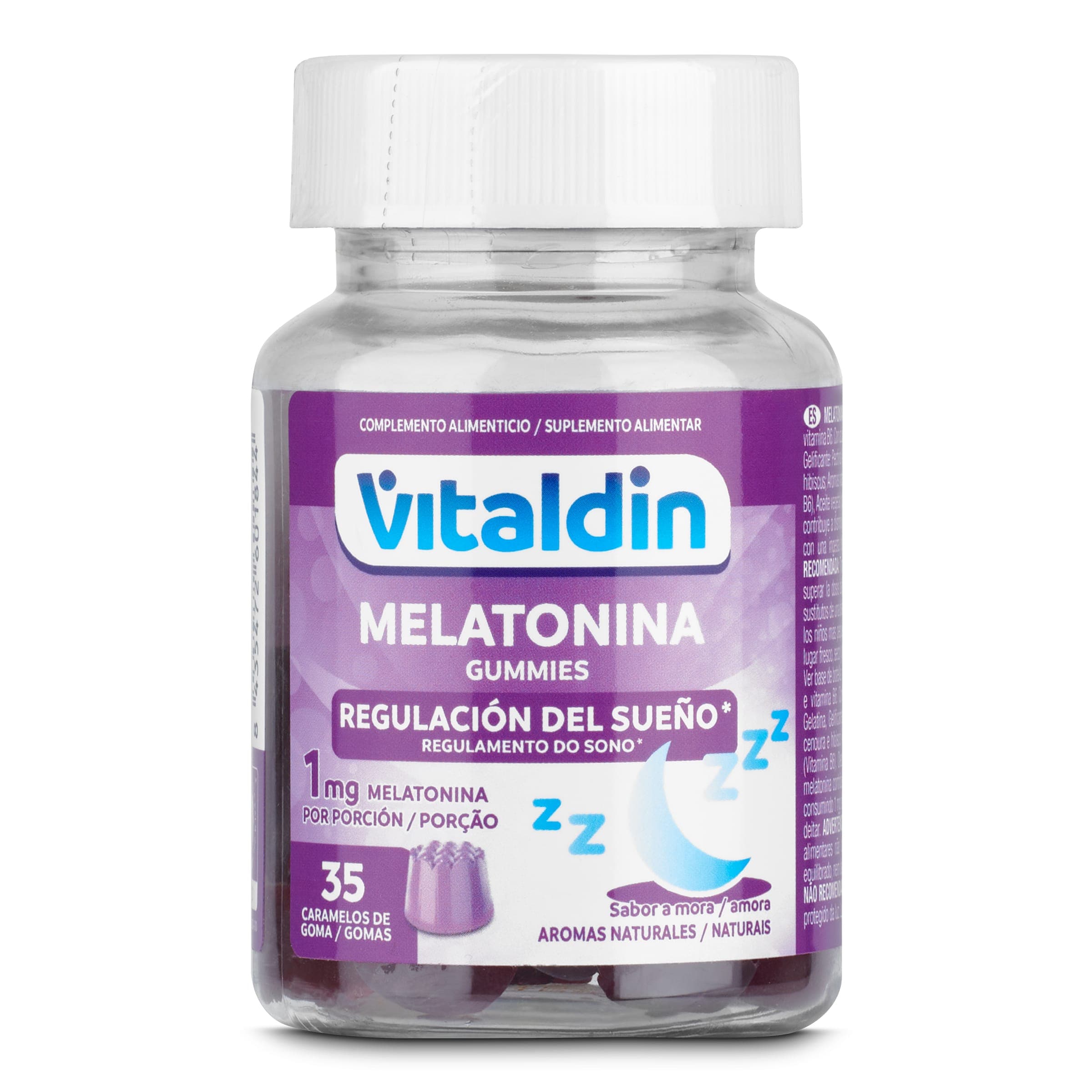 Gominolas de melatonina Vitaldin frasco 35 unidades