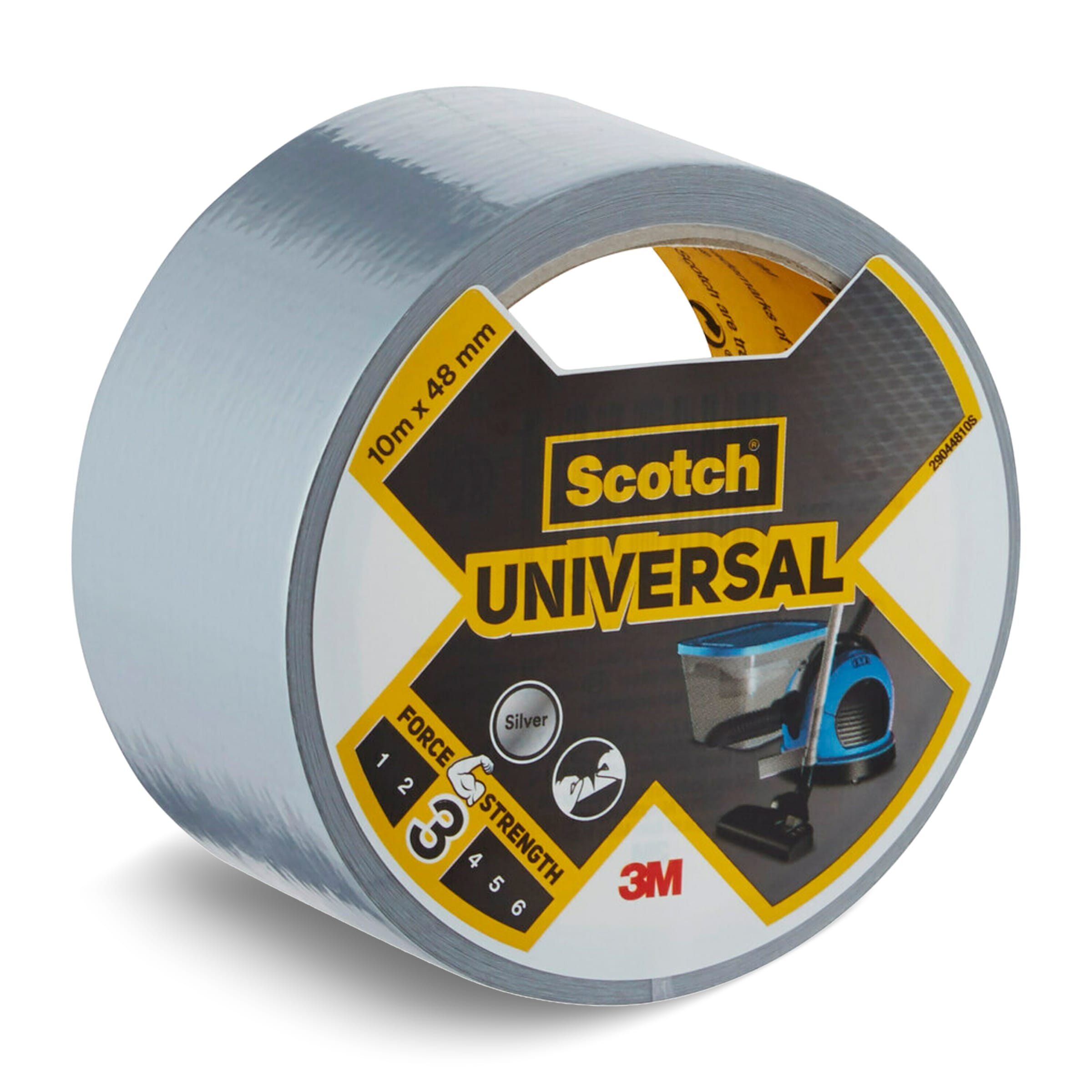 Cinta americana universal plata 2904 Scotch 10 m