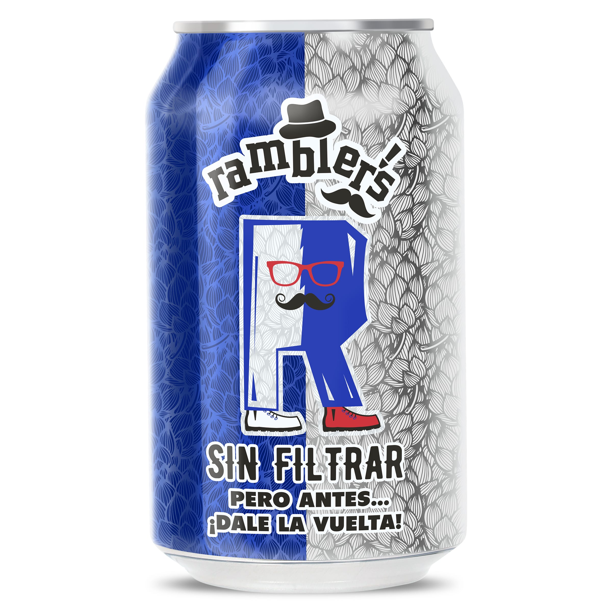 Cerveza sin filtrar Ramblers de Dia lata 33 cl