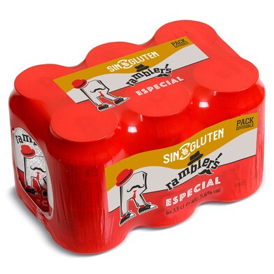 Cerveza sin gluten Dia Ramblers pack 6 x 33 cl-0 Cerveza sin gluten Dia Ramblers pack 6 x 33 cl-0