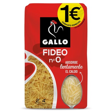 Fideo N.º 0 Gallo 400 g-0 Fideo N.º 0 Gallo 400 g-0