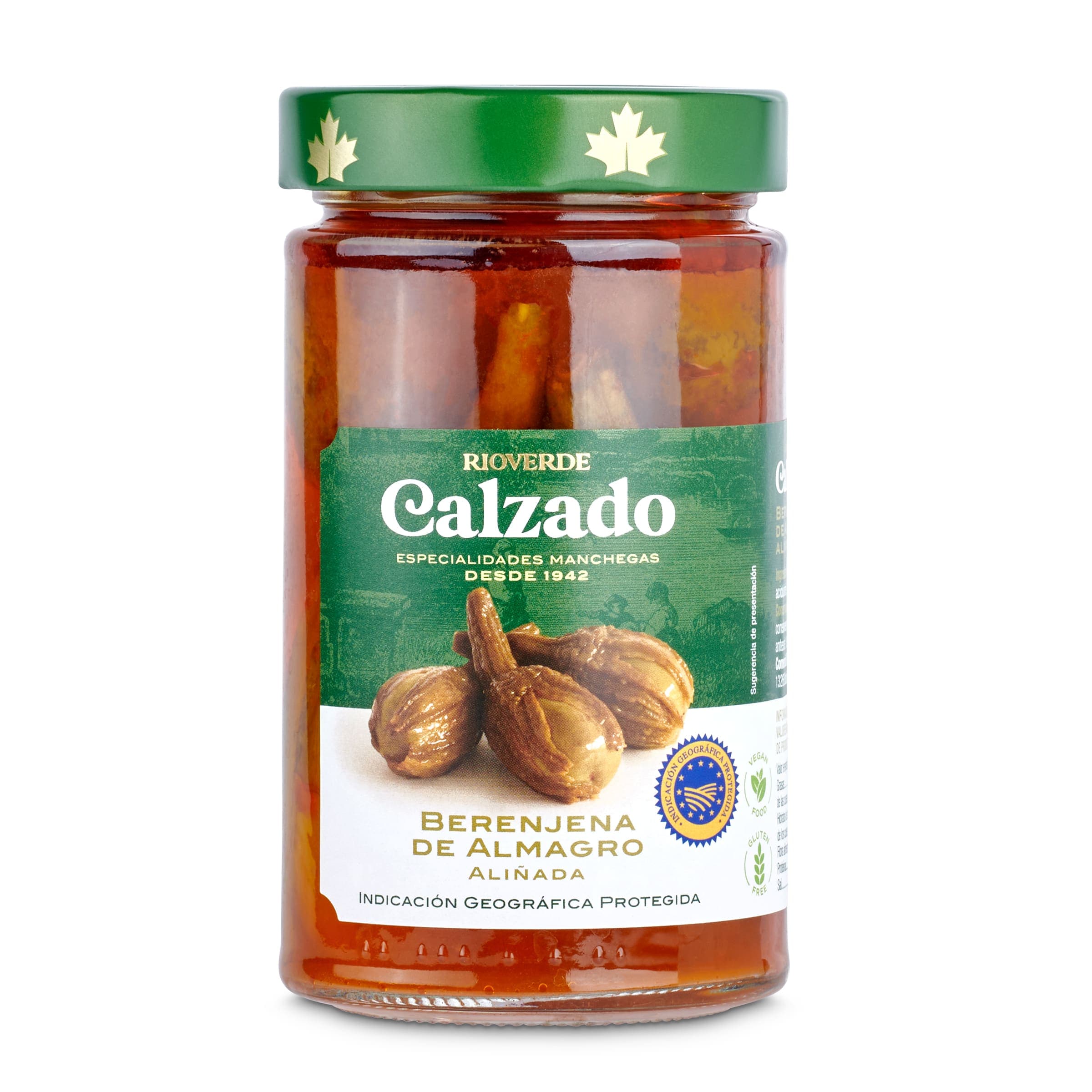 Berenjena de Almagro aliñada Calzado frasco 200 g