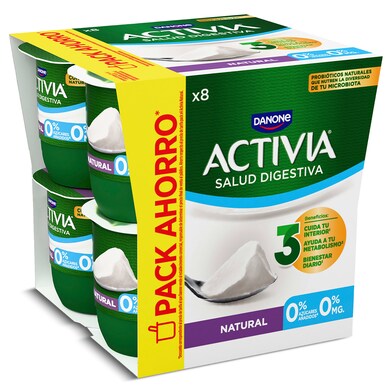 Bífidus natural desnatado Activia pack 8 x 120 g-0 Bífidus natural desnatado Activia pack 8 x 120 g-0