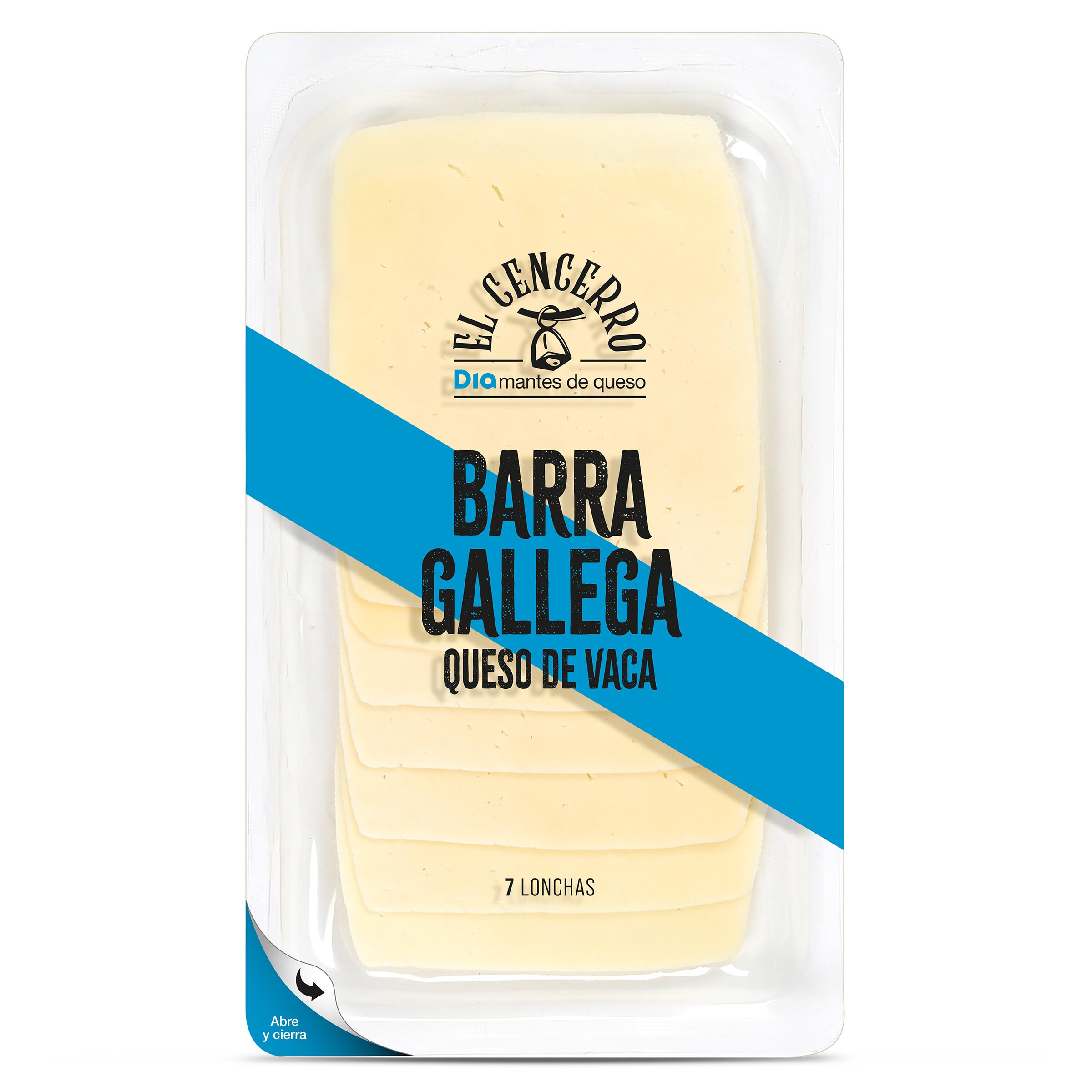 Queso de vaca barra gallega El Cencerro de Dia sobre 100 g