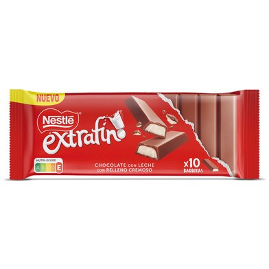 Chocolate con leche con relleno cremoso Nestlé Extrafino 100 g-0 Chocolate con leche con relleno cremoso Nestlé Extrafino 100 g-0