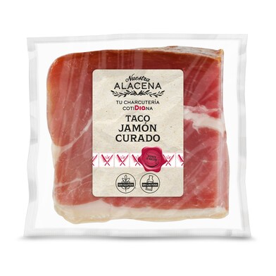 TACO de jamón curado Nuestra Alacena de Dia 200 g-0 TACO de jamón curado Nuestra Alacena de Dia 200 g-0
