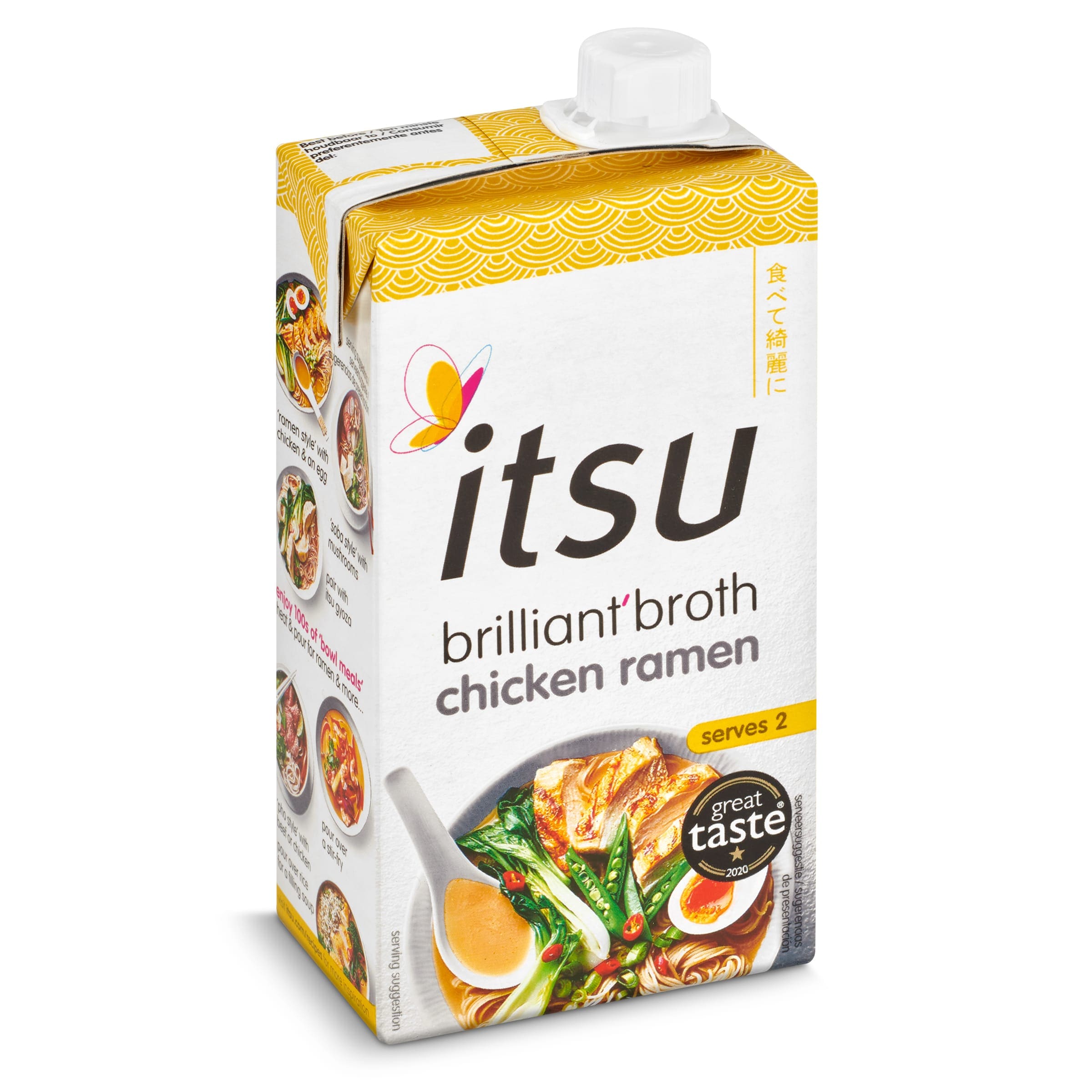 Caldo ramen de pollo Itsu brik 500 ml