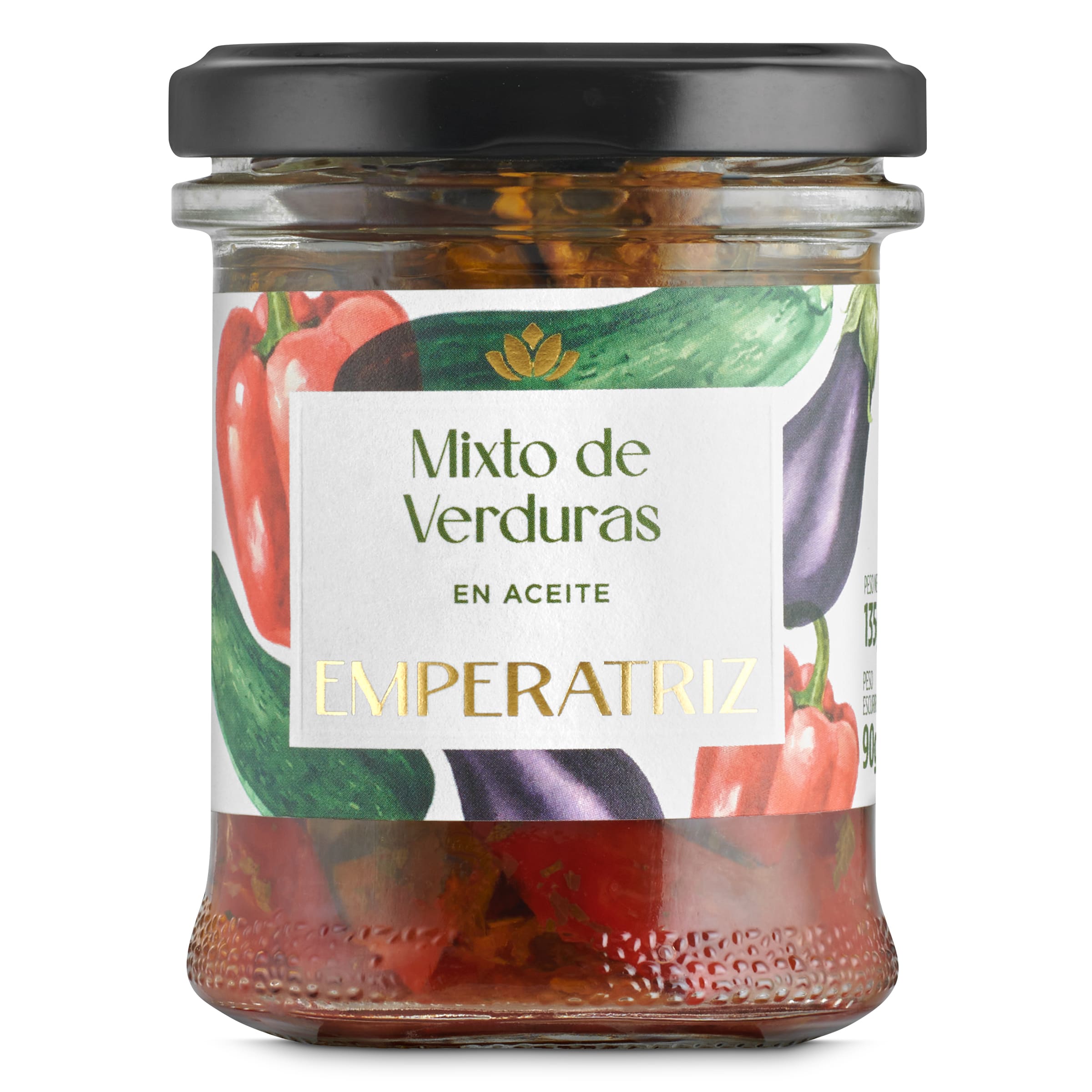 Mixto de verduras en aceite Emperatriz frasco 90 g