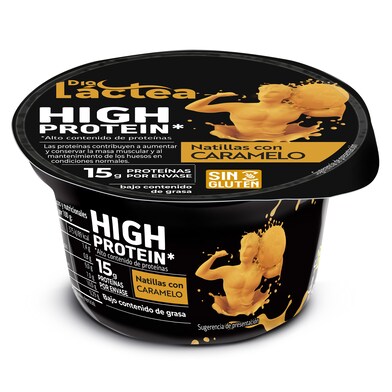 Natillas con caramelo alta en proteínas Dia Láctea tarrina 150 g-0 Natillas con caramelo alta en proteínas Dia Láctea tarrina 150 g-0