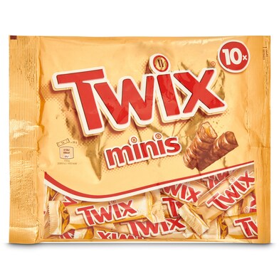 Mini barritas de chocolate y galleta rellena de caramelo Twix bolsa 227 g-0 Mini barritas de chocolate y galleta rellena de caramelo Twix bolsa 227 g-0