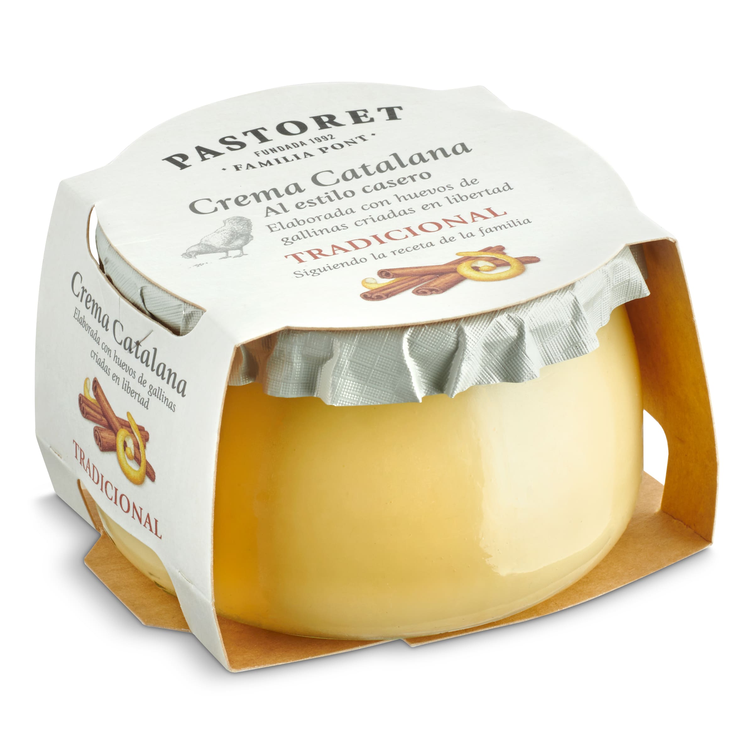 Crema catalana tardicional Pastoret tarrina 150 g