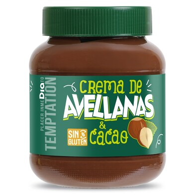 Crema de avellanas y cacao Temptation de Dia frasco 380 g-0 Crema de avellanas y cacao Temptation de Dia frasco 380 g-0
