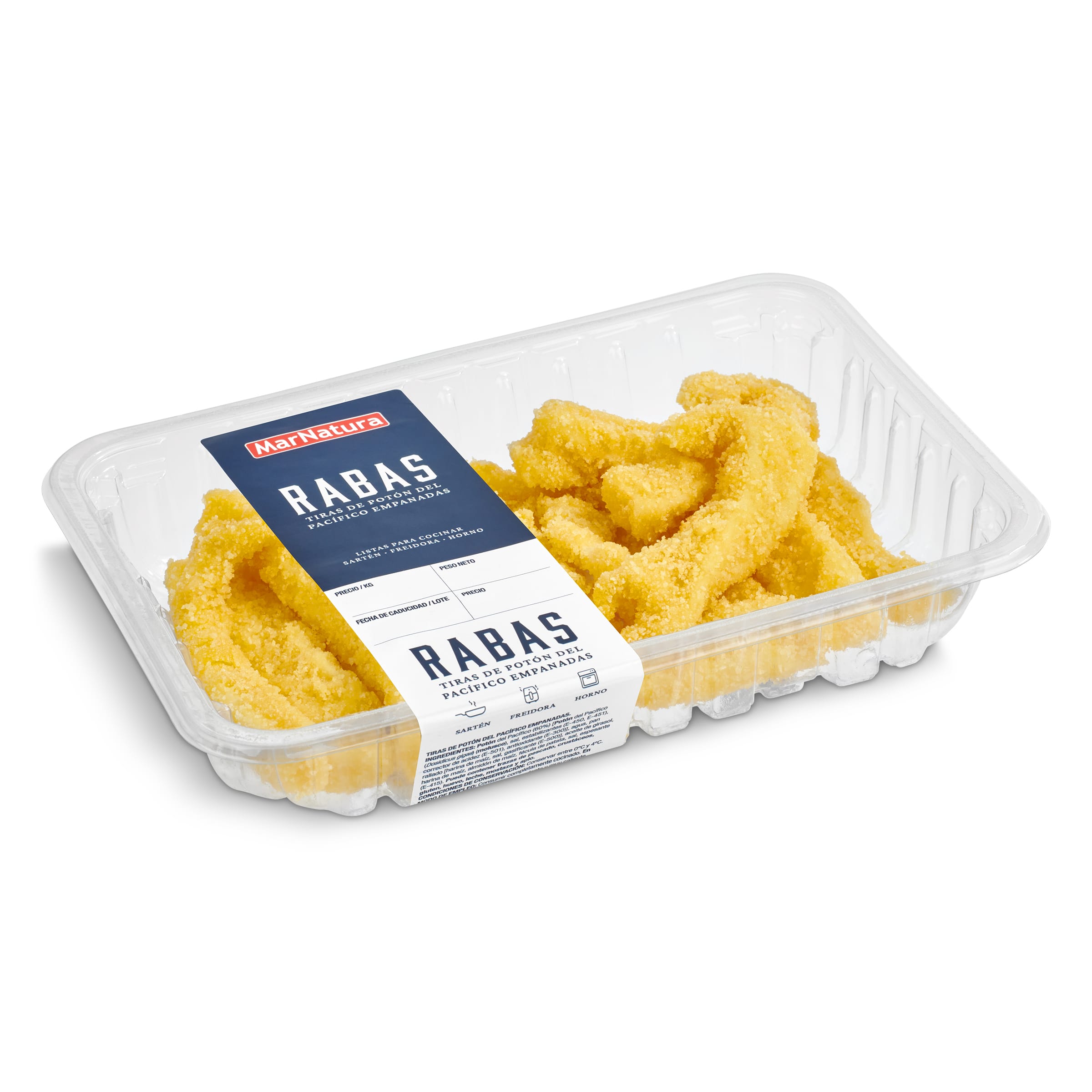 Rabas empanadas Marnatura bandeja 250 g aprox.