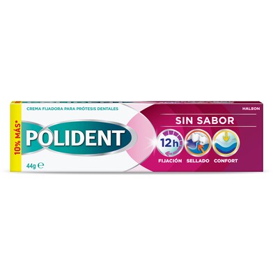 Crema fijadora para prótesis dental sin sabor Polident caja 44 g-0 Crema fijadora para prótesis dental sin sabor Polident caja 44 g-0