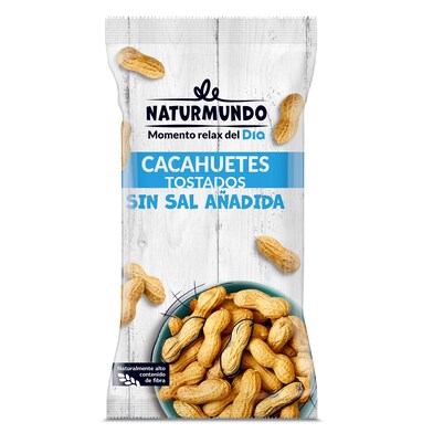 Cacahuetes con cáscara tostados sin sal añadida Naturmundo de Dia bolsa 250 g-0 Cacahuetes con cáscara tostados sin sal añadida Naturmundo de Dia bolsa 250 g-0