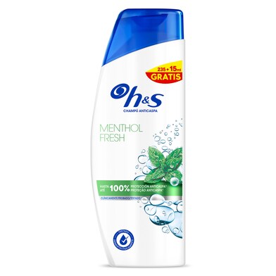 Champú anticaspa menthol fresh H&s botella 250 ml-0 Champú anticaspa menthol fresh H&s botella 250 ml-0