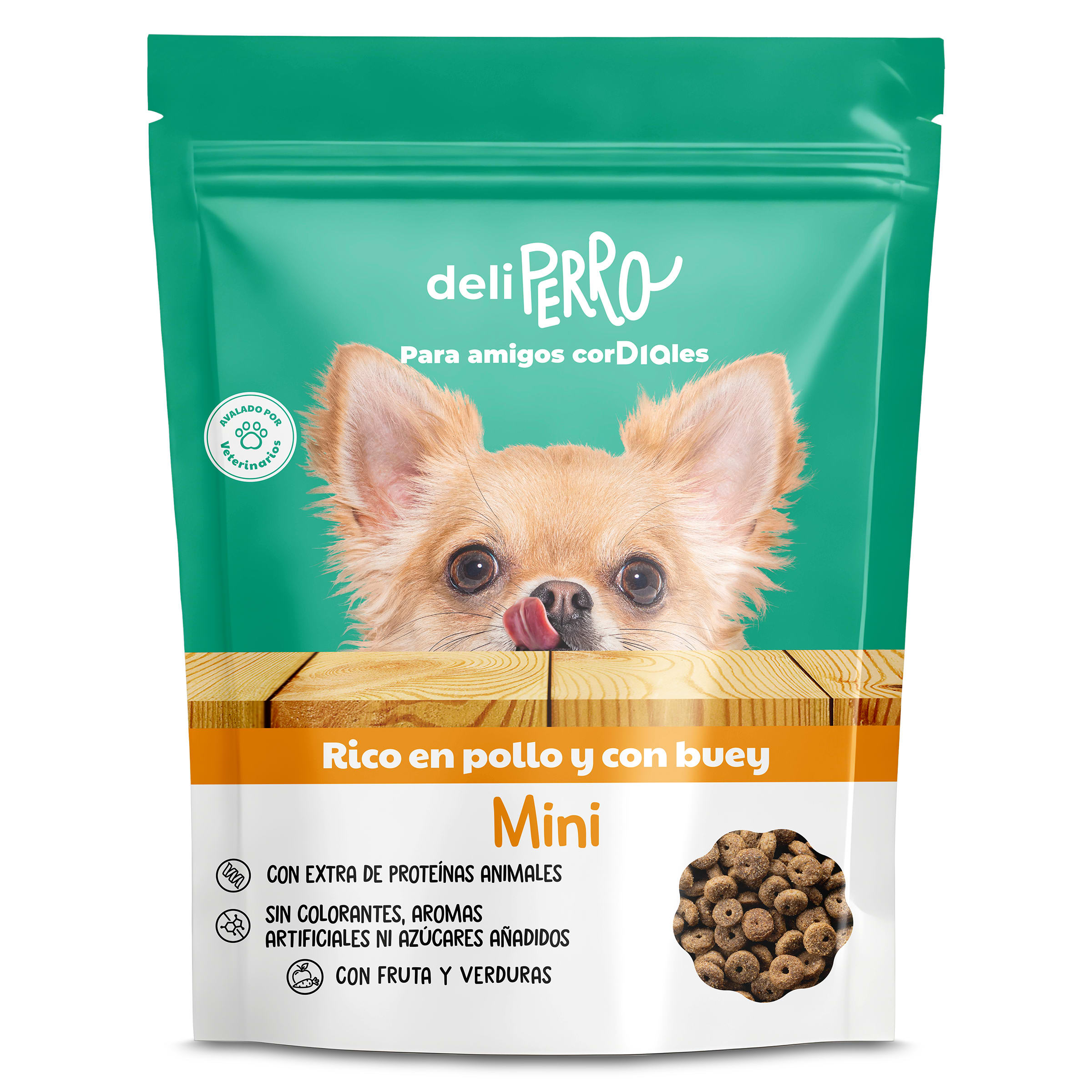 Alimento para perros mini Deliperro de Dia bolsa 800 g