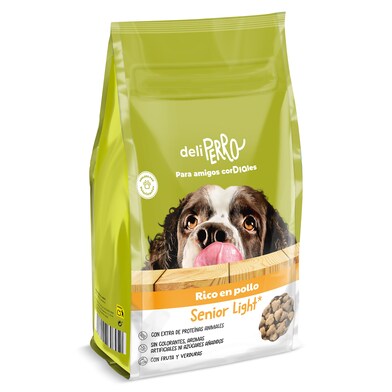 Alimento para perros senior light con pollo Deliperro de Dia bolsa 3 Kg-0 Alimento para perros senior light con pollo Deliperro de Dia bolsa 3 Kg-0