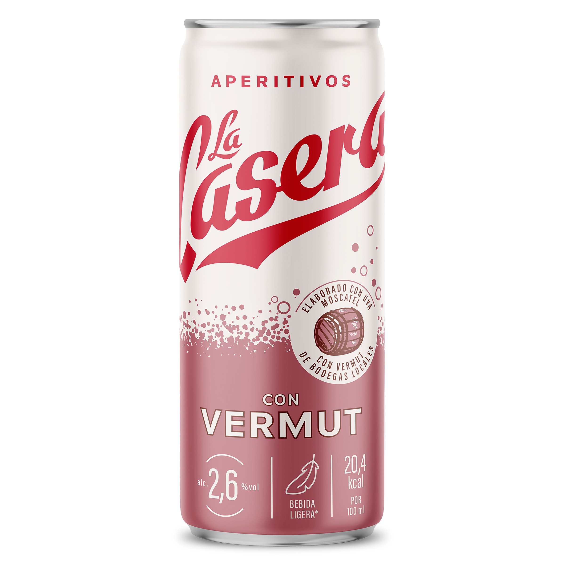 Aperitivo de vermouth La Casera lata 33 cl