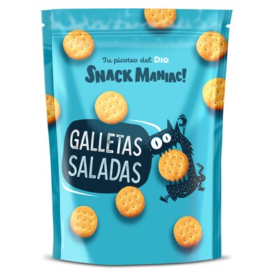 Galletas saladas Dia Snack Maniac bolsa 200 g-0 Galletas saladas Dia Snack Maniac bolsa 200 g-0